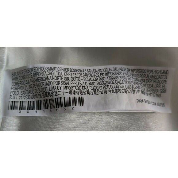 Forever21 Floral‎ Cap Sleeve Fit & Flare Dress White Green Womens Size Small - Picture 12 of 12